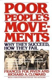 book cover of Poor people's movements by Frances Fox Piven
