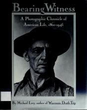 book cover of Bearing Witness: A Photographic Chronicle of American Life: 1860-1945 by Michael Lesy