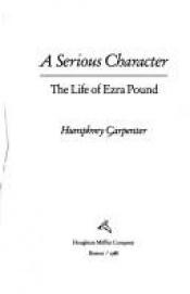 book cover of A serious character by Humphrey Carpenter