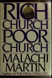 book cover of Rich church, poor church by Malachi Martin
