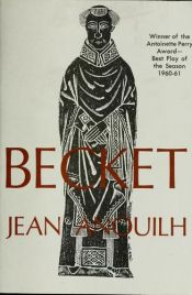 book cover of Becket Ou L'Honneur De Dieu by Jean Anouilh