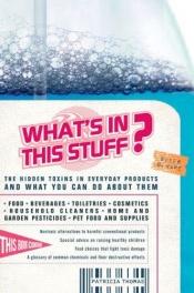 book cover of Whats In This Stuff by Pat Thomas