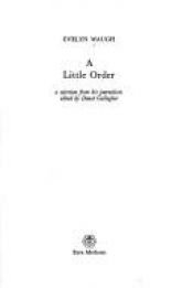book cover of A little order by Έβελυν Γουώ