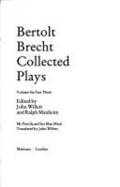 book cover of Brecht Collected Plays: Mr. Puntilla and His Man Matti, Part 3 by Bertolt Brecht