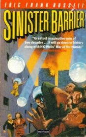 book cover of Sinister Barrier by Eric Frank Russell