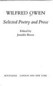 book cover of Selected Poetry and Prose (English Texts) by Wilfred Owen