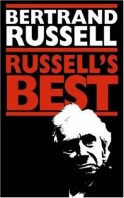 book cover of Bertrand Russell's best by Bertrand Russell
