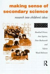 book cover of Making Sense of Secondary Science by Drivers