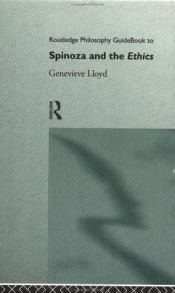 book cover of Routledge Philosophy GuideBook to Spinoza and The Ethics by Genevieve Lloyd