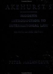book cover of A Modern Introduction to International Law by Michael Barton Akehurst