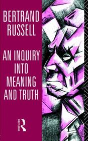 book cover of An Inquiry into Meaning and Truth by Bertrand Russell