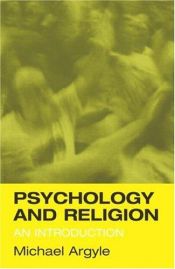 book cover of Psychology and Religion : An Introduction by Michael Argyle