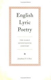 book cover of English Lyric Poetry by Jonathan Post