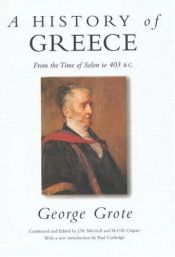book cover of A History of Greece: From the Time of Solon to 403 B.C. by George Grote