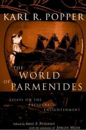 book cover of The world of Parmenides by Karl Popper
