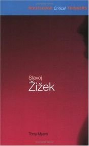 book cover of Slavoj Zizek by Tony Myers
