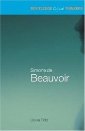 book cover of Simone de Beauvoir by Ursula Tidd