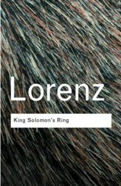 book cover of King Solomon's Ring by Konrad Lorenz