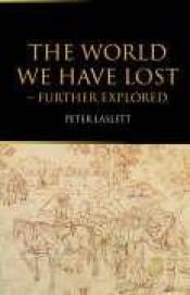 book cover of The World We Have Lost by Peter Laslett