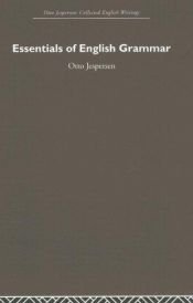 book cover of Essentials of English grammar by Otto Jespersen