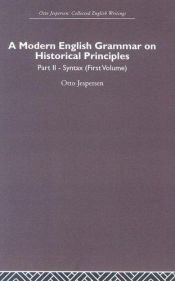 book cover of A Modern English Grammar on Historical Principles; Part V Syntax (4th Vol.) by Otto Jespersen