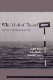 book cover of What's Left of Theory? by Judith Butler