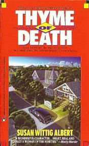 book cover of Thyme of Death by Susan Wittig Albert