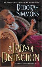 book cover of A lady of distinction by Deborah Simmons