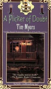 book cover of A Flicker of Doubt (Candlemaking Mystery 4) by Tim Myers