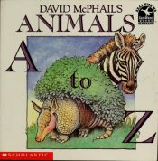 book cover of David McPhail's Animals A to Z by David M. McPhail