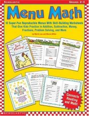 book cover of Menu Math by Martin Lee