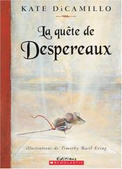 book cover of La légende de Despereaux by Kate DiCamillo