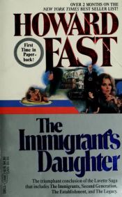 book cover of The Immigrant's Daughter by E. V. Cunningham