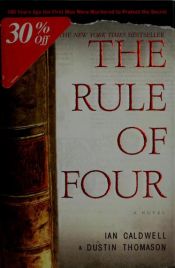 book cover of The Rule of Four by Ian Caldwell