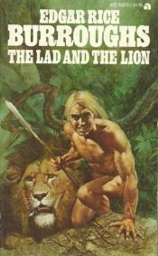 book cover of The lad and the lion by Έντγκαρ Ράις Μπάροουζ