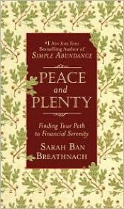 book cover of Peace and Plenty by Sarah Ban Breathnach