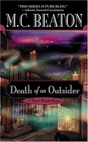 book cover of Death of an Outsider by Marion Chesney