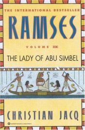 book cover of The lady of Abu Simbel by Jacq Christian