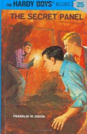 book cover of Hardy-guttene i død manns hus "The Secret Panel" by Franklin W. Dixon