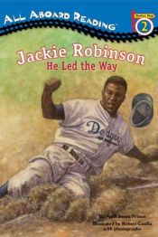 book cover of Jackie Robinson: He Led the Way (All Aboard Reading) by April Jones Prince