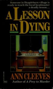 book cover of A Lesson in Dying by Ann Cleeves