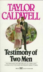 book cover of Testimony of Two Men by Taylor Caldwell