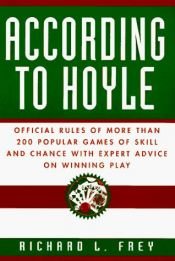 book cover of According to Hoyle by Richard L. Frey