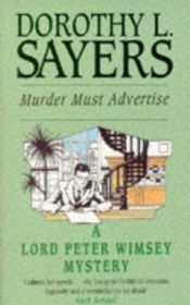book cover of Murder Must Advertise by Dorothy L. Sayers