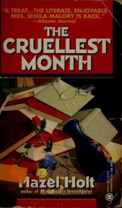 book cover of The Cruelest Month by Hazel Holt