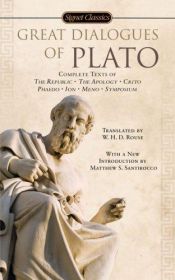 book cover of Great dialogues of Plato by Plato