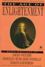 book cover of The Age of Enlightenment: The 18th Century Philosophers by Isaiah Berlin