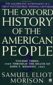 book cover of The Oxford history of the American people by Samuel Eliot Morison