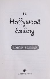 book cover of A Hollywood ending by Robyn Sisman
