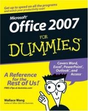 book cover of Office 2007 For Dummies by Wallace Wang